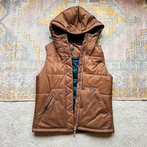 Holden Brown Puffer Vest Women's Size Medium